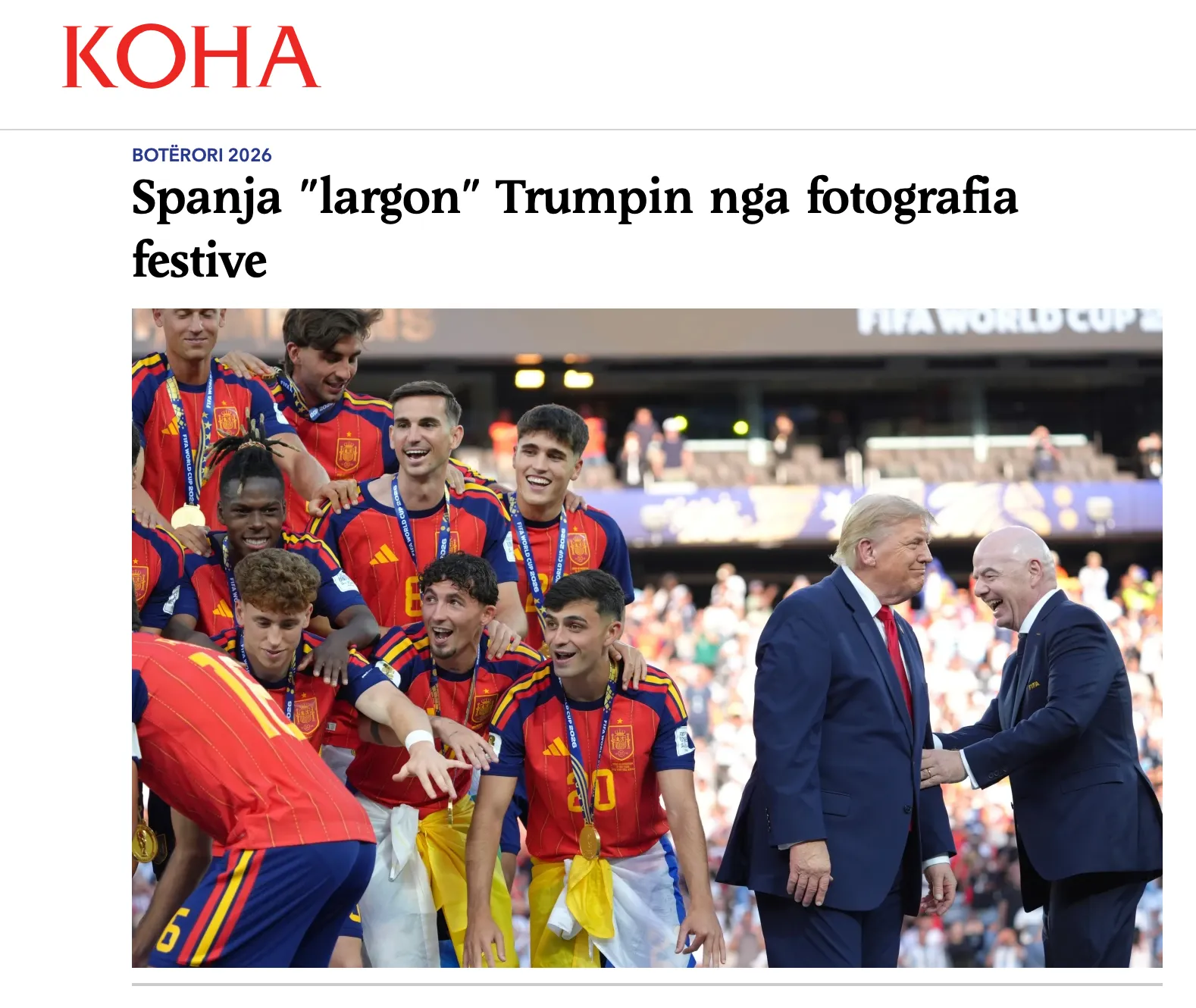 Raportimi i Koha.net